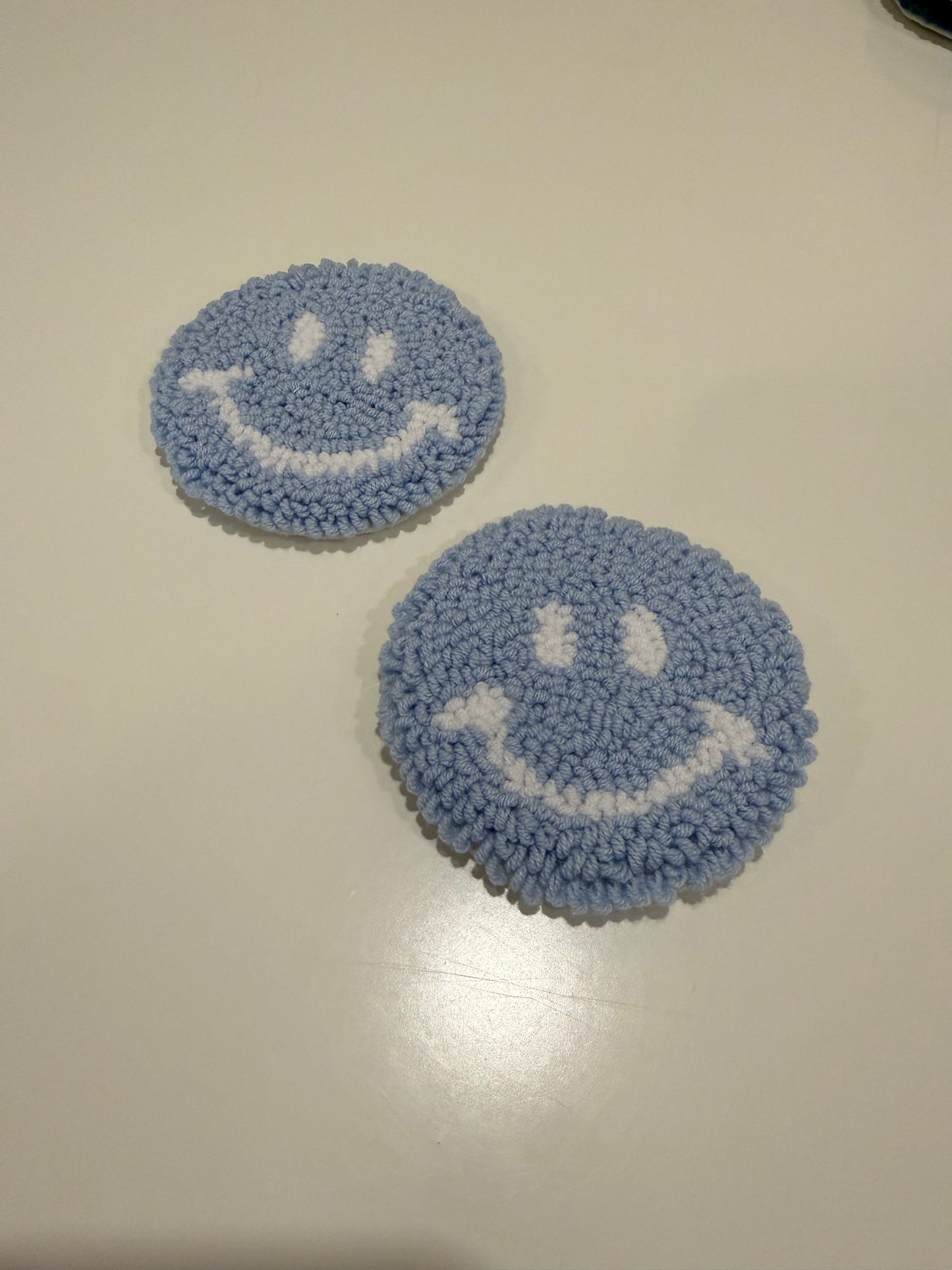 Light Blue Car Coasters