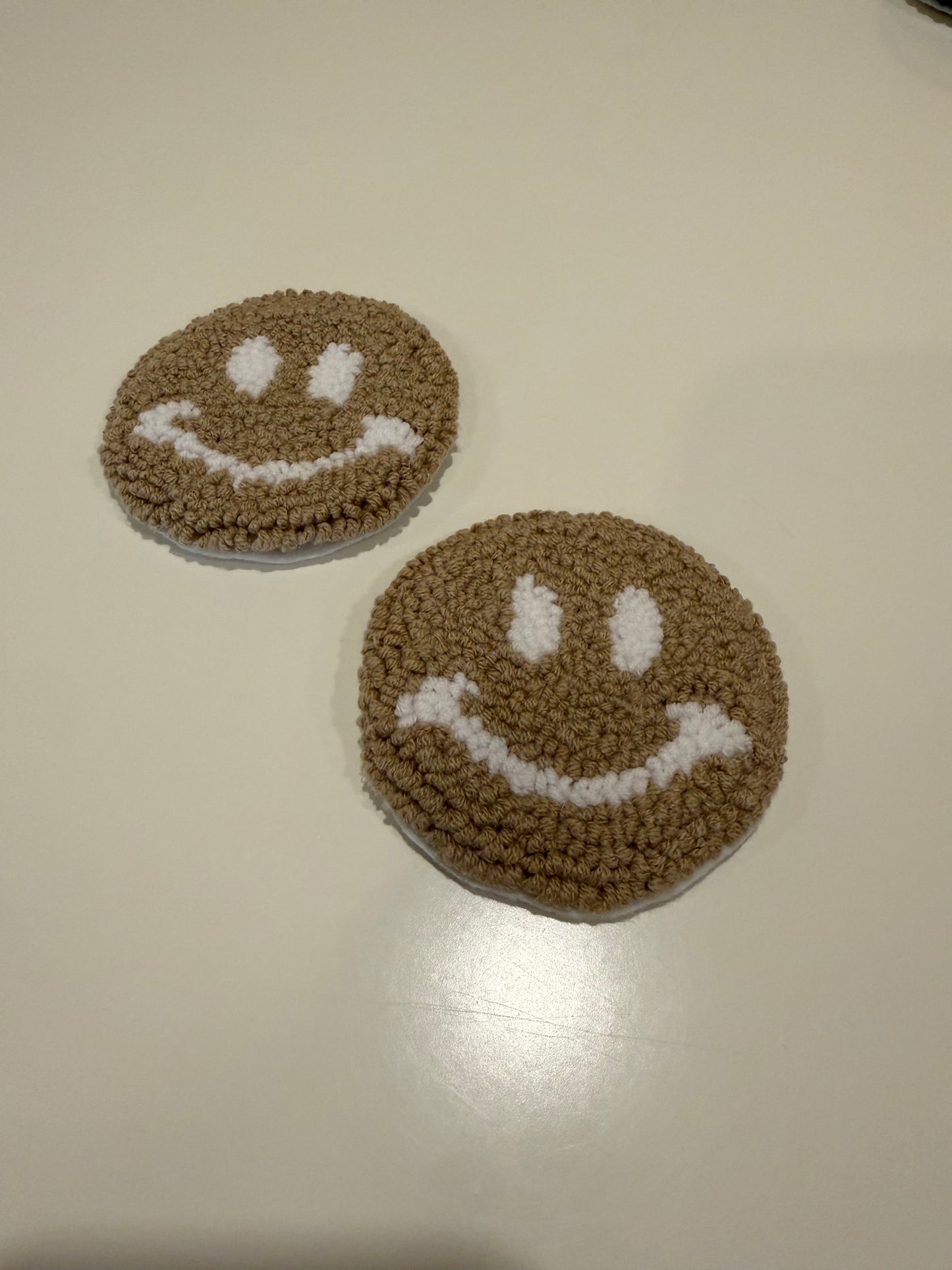 Light Brown Car Coasters