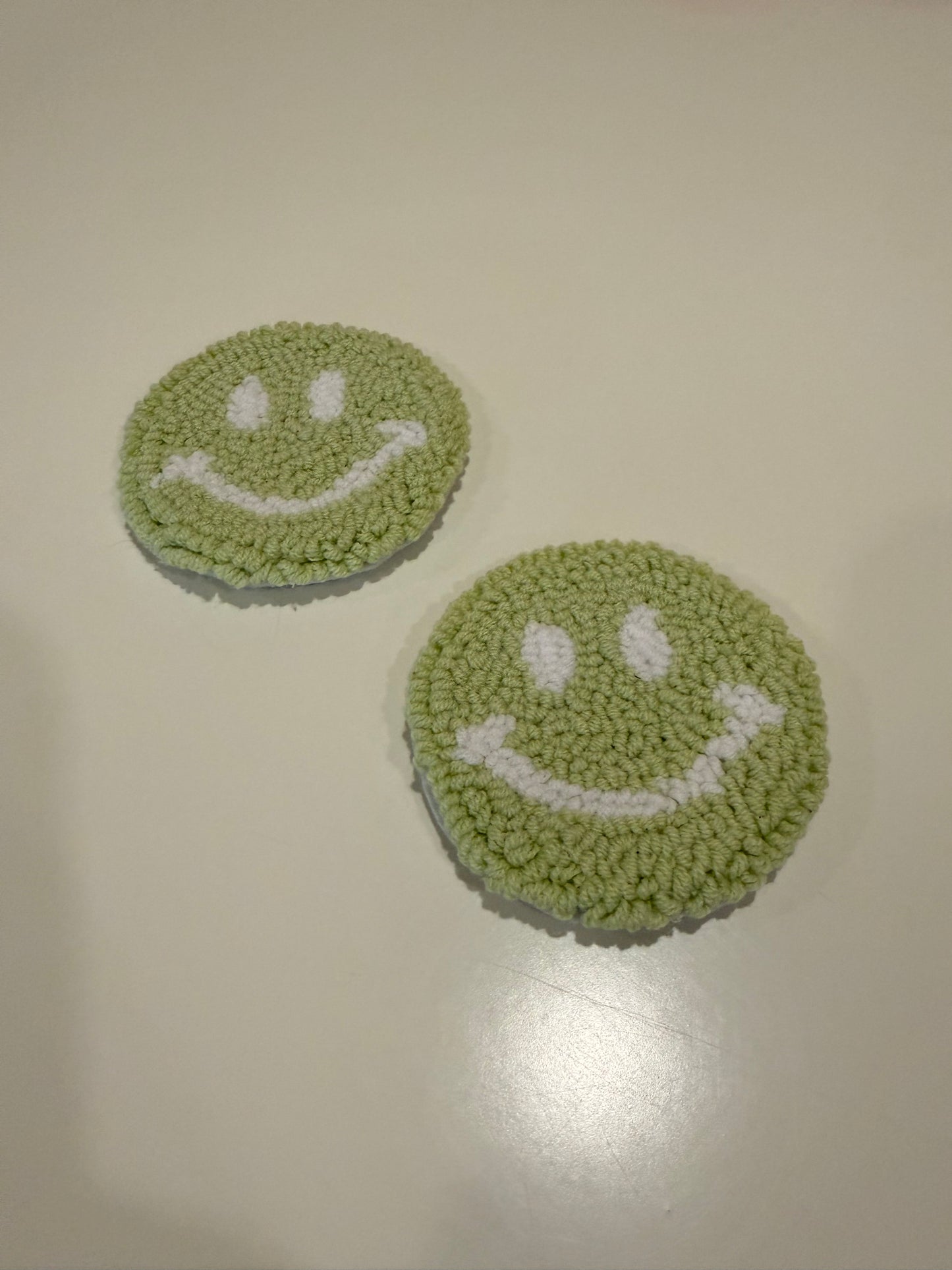 Light Green Car Coasters