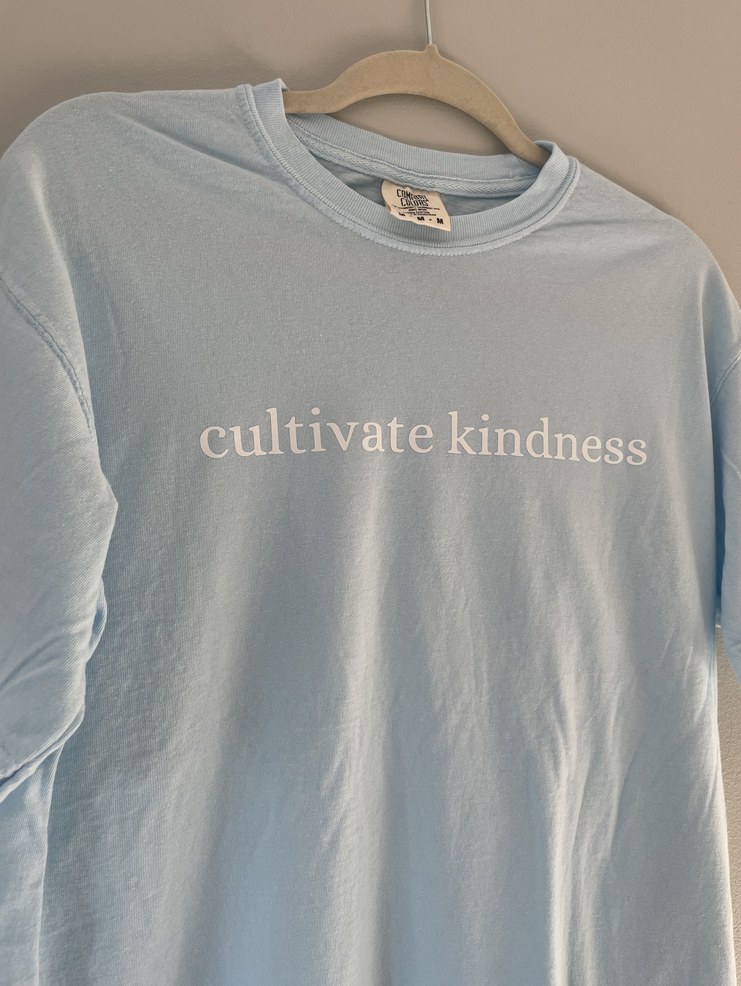 Cultivate Kindness T-shirt Light Blue
