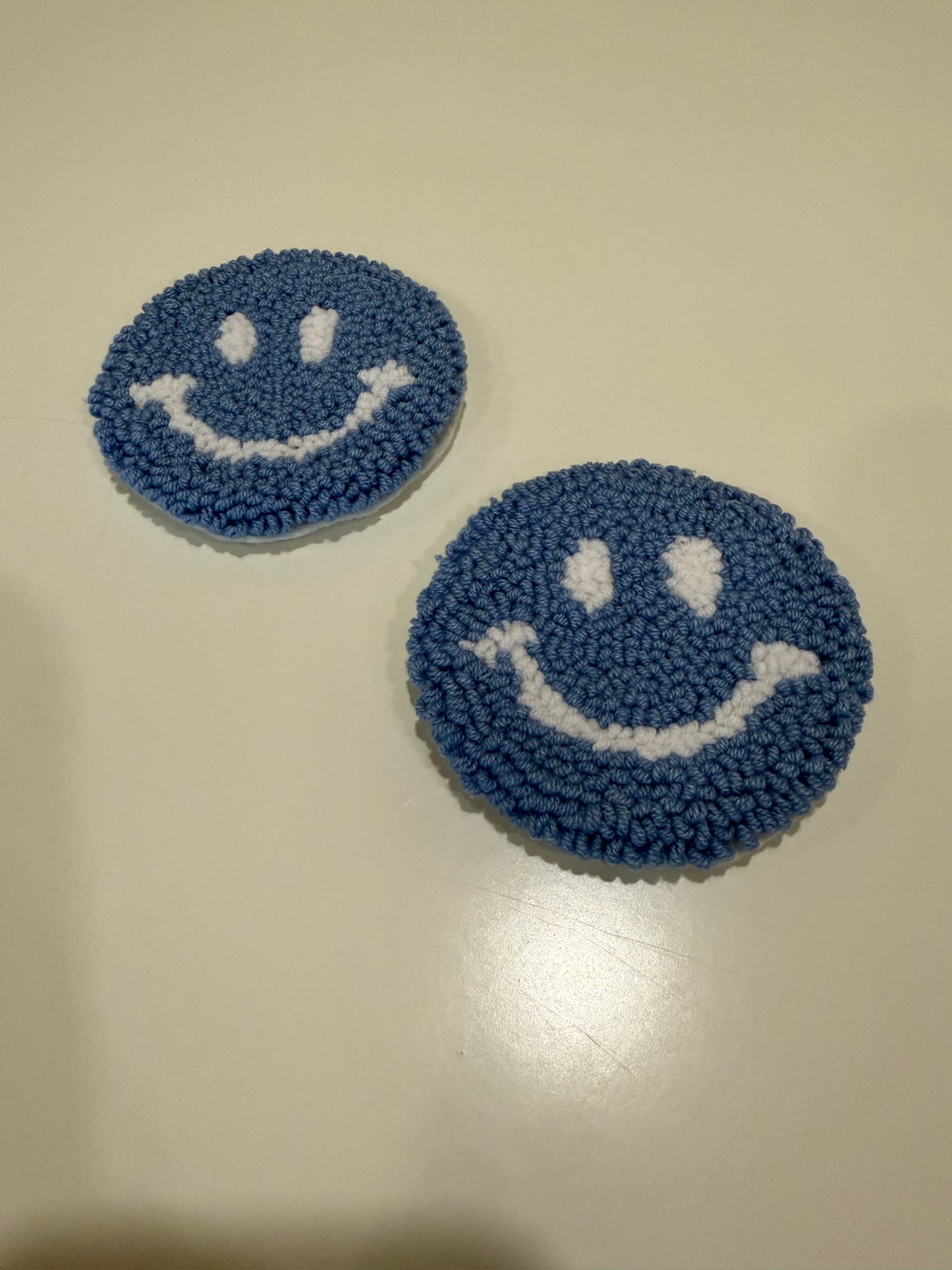 Dark Blue Car Coasters