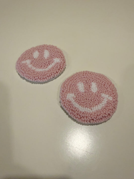 Light Pink Car Coasters