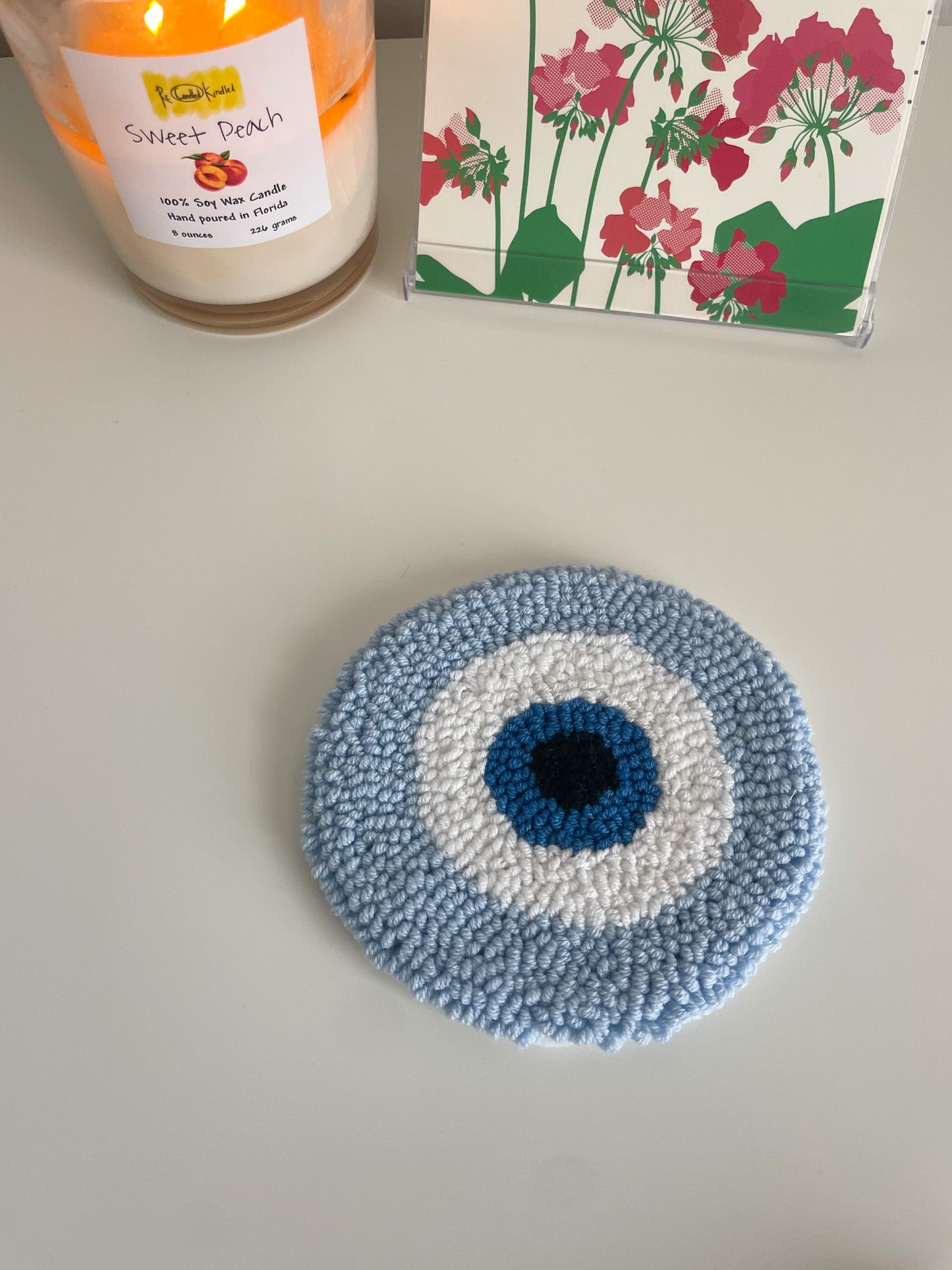 Evil Eye Mug Rug