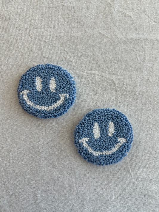 Blue Car Coasters