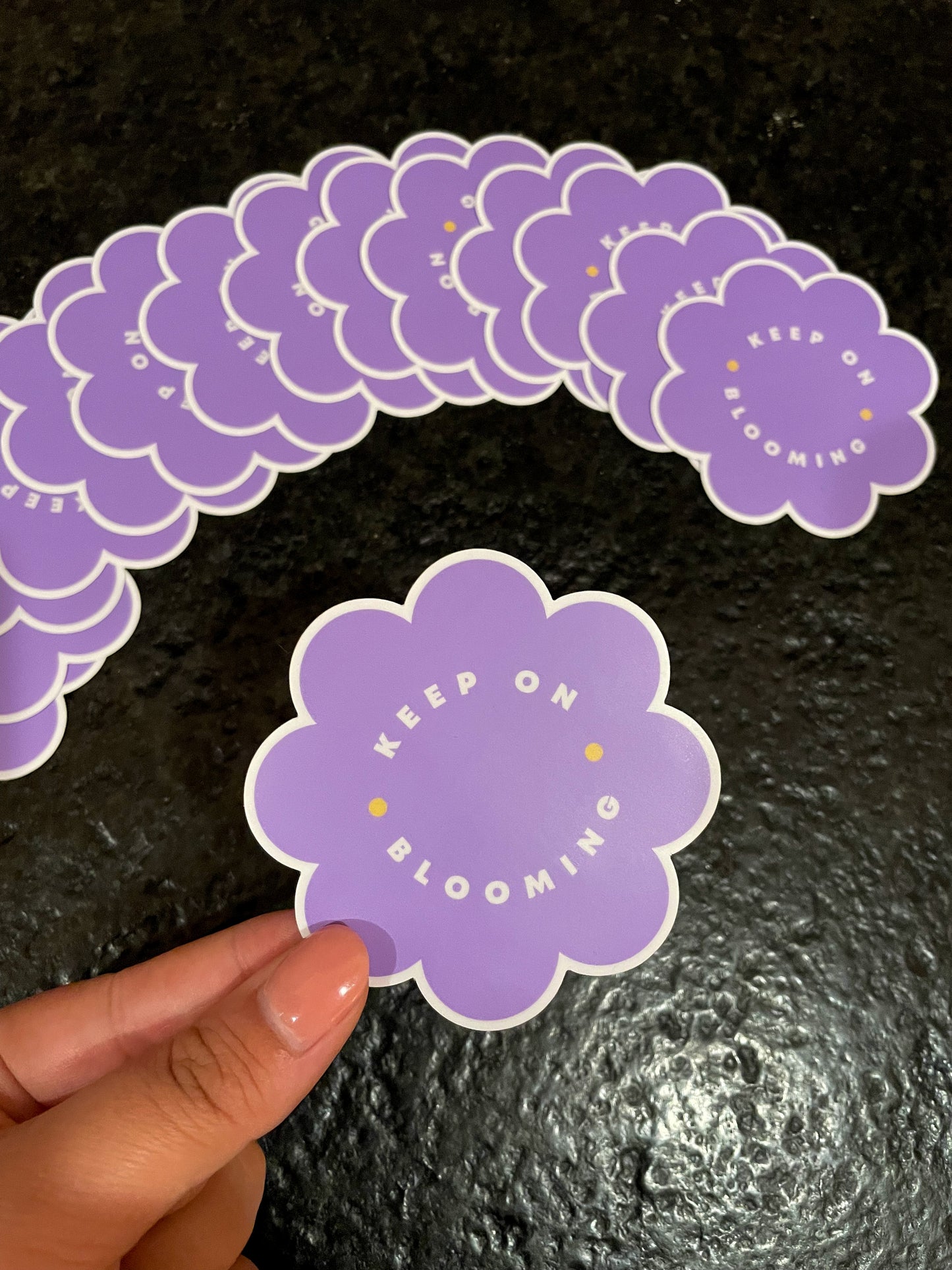 Keep on Blooming Sticker