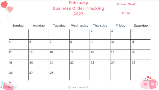 February 2023 Order Tracker
